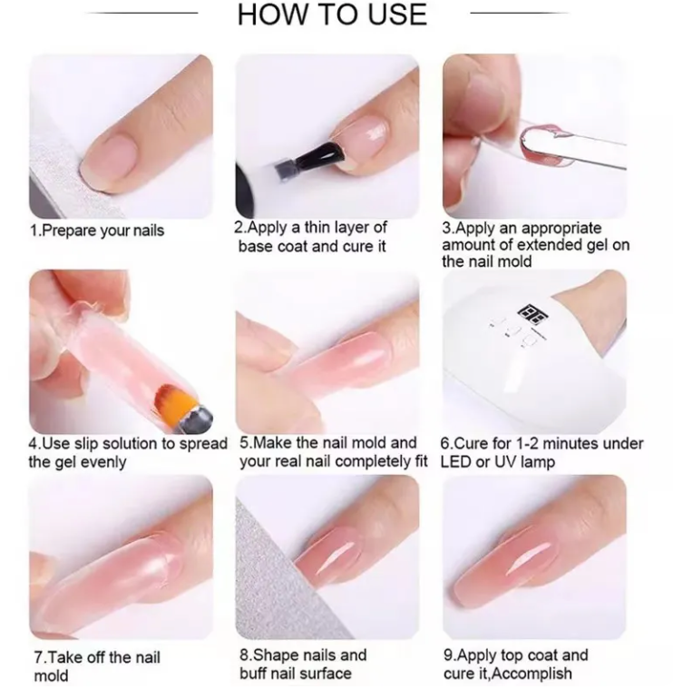 Polycure DIY Nail Extension Kit